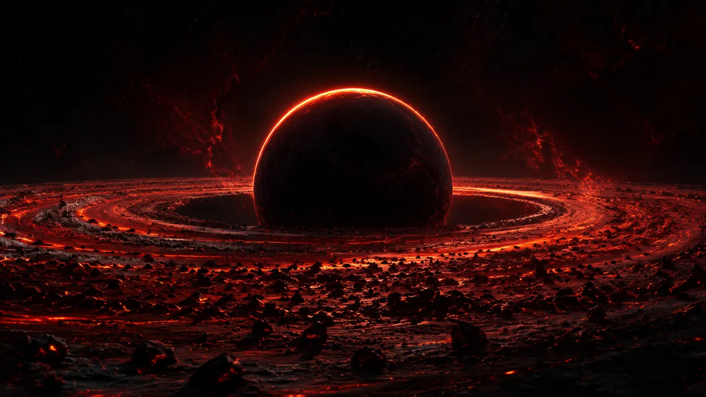 A dark planet and red thermal space anomaly in HEATSOAK Universe